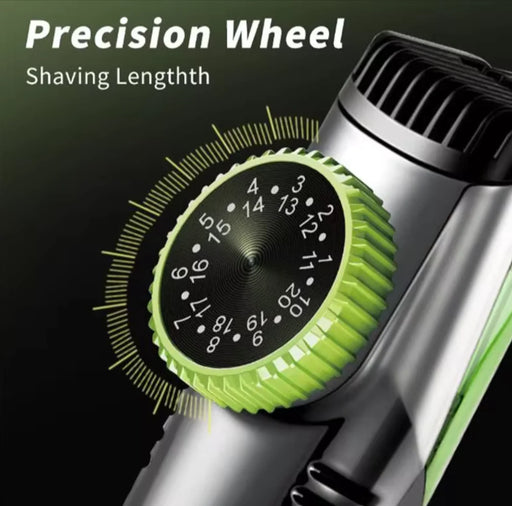 Washable Electric Vacuum Beard Trimmer: Mess-Free Wet & Dry Grooming with Auto-Suction!