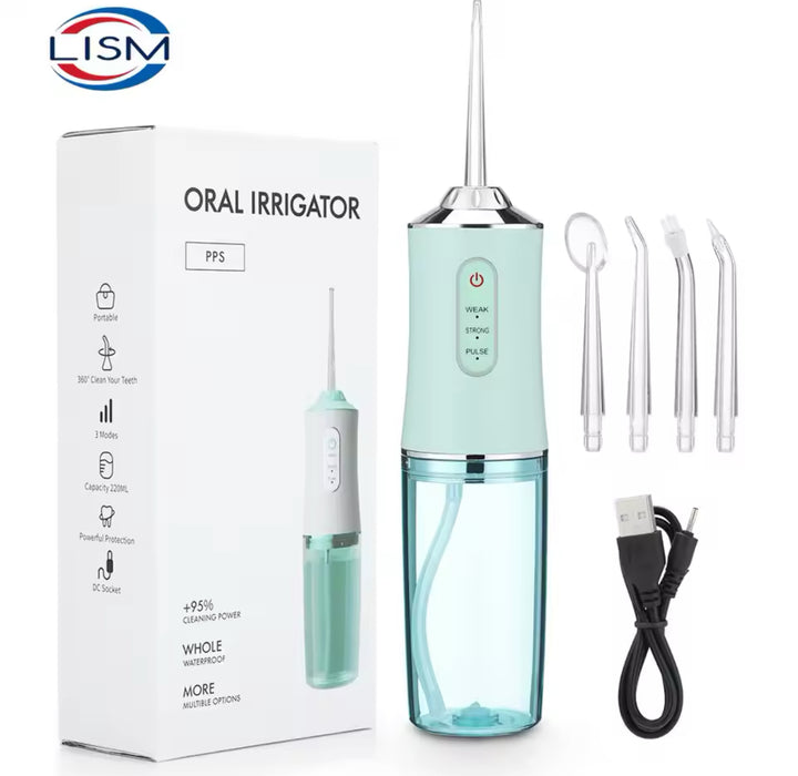 Elite-Indulge Oral Irrigator: Portable Dental Water Flosser