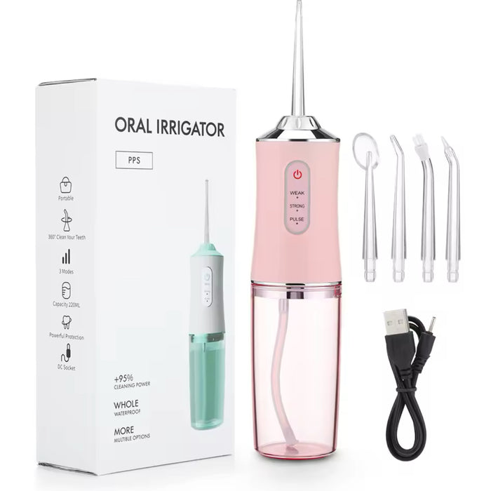 Elite-Indulge Oral Irrigator: Portable Dental Water Flosser