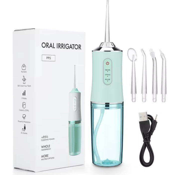 Elite-Indulge Oral Irrigator: Portable Dental Water Flosser