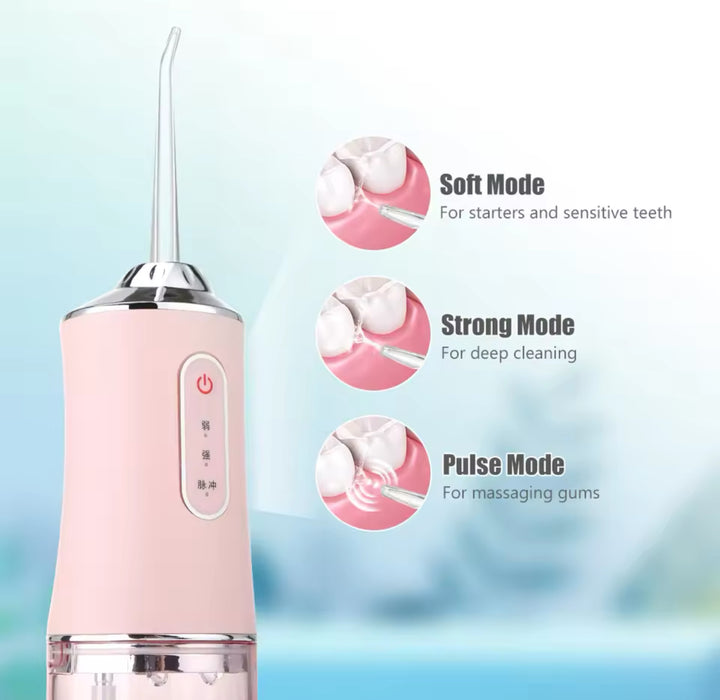 Elite-Indulge Oral Irrigator: Portable Dental Water Flosser